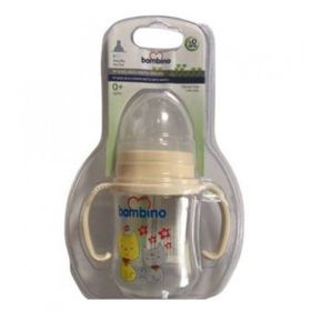 Bambino B817 150 ml Krem Pp Geniş Ağızlı Kulplu Biberon