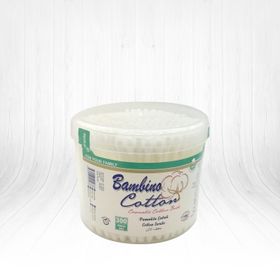 Bambino Cotton 300'lü Pamuklu Kulak Çubuğu