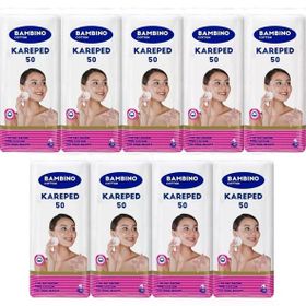 Bambino Cotton Kare 50x9 Adet Makyaj ve Bebek Temizleme Pamuğu