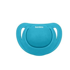 Bambino Desenli Fit 0-6 Ay Mavi Damaklı Emzik
