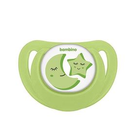 Bambino Desenli Fit 0-6 Ay Yeşil Damaklı Emzik
