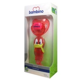 Bambino Kırmızı 0-6 Yaş Emzik Seti