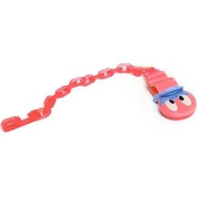 Bambino Kırmızı Figürlü Emzik Askısı