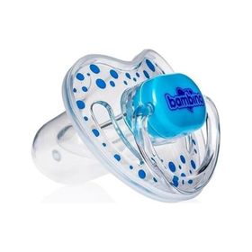 Bambino Mavi 0-6 Ay Silikon Damaklı Emzik