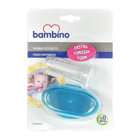 Bambino Mavi Parmak Diş Kaşıyıcı