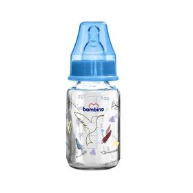 Bambino Ortodontik Cam Desenli 125 ml Biberon