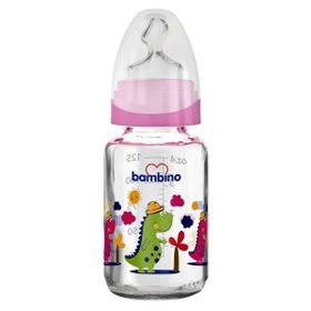 Bambino Ortodontik Cam Desenli 125 ml Biberon