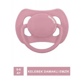 Bambino P2466 0-6 Ay Pembe Pembe Kelebek Damaklı Emzik
