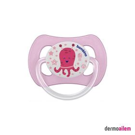 Bambino P2473 Kelebek Damaklı 6-18 Ay Pembe Emzik