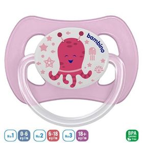 Bambino P2497 No: 1 Desenli Kelebek Damaklı Emzik