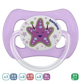 Bambino P2510 No: 3 Desenli Kelebek Damaklı Emzik
