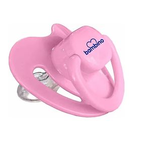 Bambino Renkli 0-6 Ay Koyu Pembe Damaklı Emzik