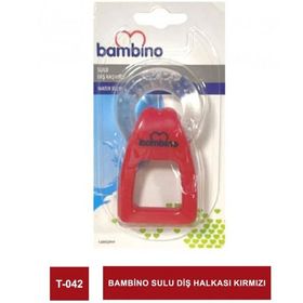 Bambino T-042 Kırmızı Sulu Diş Halkası