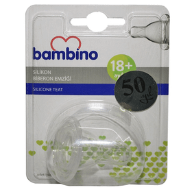 Bambino T152 No:3 Yedek Silikon Biberon Emziği