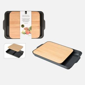 Bamboo 37.5x24x3.5 cm Hazneli Bambu Kesme Tahtası