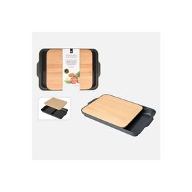 Bamboo 37.5x24x3.5 cm Hazneli Bambu Kesme Tahtası