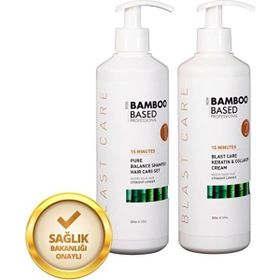Bamboo Based Professional Şok Bakım Pure Balance ve Keratin Collagen 500 ml Şampuan
