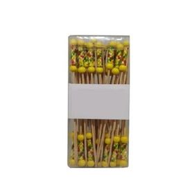 Bambu 50'li Sarı Örgülü Kürdan