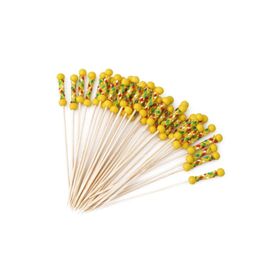 Bambu 50'li Sarı Örgülü Kürdan