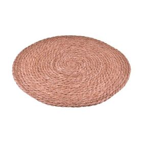 Bambum Alus Yuvarlak Kahverengi 35 cm Servis Hasırı