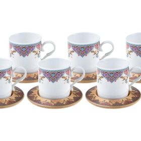 Bambum Amara Dar 6 Kişilik Kahve Fincan Takımı