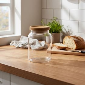 Bambum Amazone 1300 ml Cam Saklama Kabı