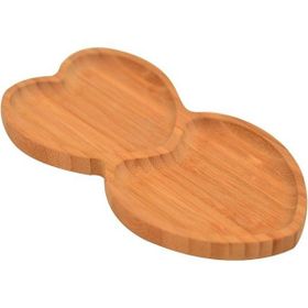 Bambum Amor Açık Kahverengi 19.5 cm 2 Bölmeli Kalp Çerezlik