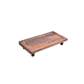 Bambum Arvina Ayaklı Ahşap 33x16x7 CM Sunum Tepsisi