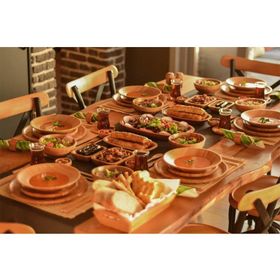 Bambum B0235 Nobel 96 Parça Bambu Yemek Takımı