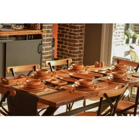 Bambum B0235 Nobel 96 Parça Bambu Yemek Takımı