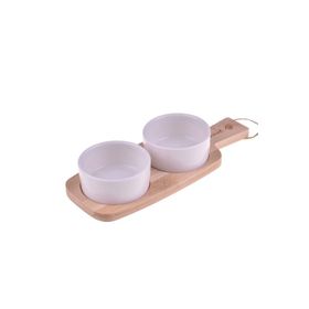 Bambum B1558 Dumitra 2 Parça Bambu Altlıklı Sosluk