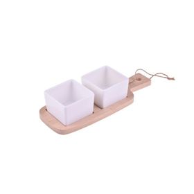 Bambum B1561 Daria 3 Parça Bambu Altlıklı Sosluk