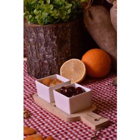 Bambum B1561 Daria 3 Parça Bambu Altlıklı Sosluk