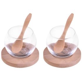 Bambum B1564 Rodica 6 Parça Bambu Altlıklı Cam Sosluk
