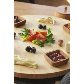 Bambum B2398 Fiesta 45 cm Döner Taban Servis Tabağı