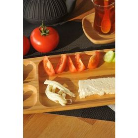 Bambum B2455 Flia Küçük 3 Bölmeli Servis Tabağı Kahvaltılık