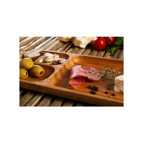 Bambum B2455 Flia Küçük 3 Bölmeli Servis Tabağı Kahvaltılık