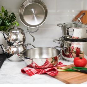 Bambum B4822 Rose 10 Parça Çelik Tencere Seti