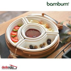 Bambum Bado 9 Parça Porselen Kahvaltı Seti