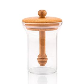 Bambum Bee Bal Kaşıklı Cam Saklama Kabı