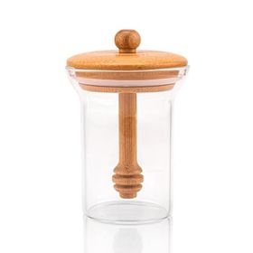 Bambum Bee Bal Kaşıklı Cam Saklama Kabı