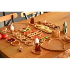 Bambum Bouquet 22 Parça 2 Kişilik Kahvaltı Seti