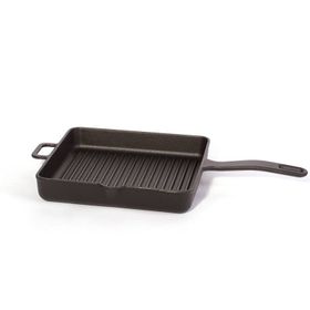 Bambum Caste Grill Mat Siyah 30 cm Tava