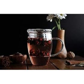 Bambum Denisse 400 ml Bej Süzgeçli Kupa