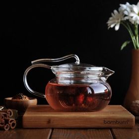 Bambum Folium 800 ml Süzgeçli Demlik