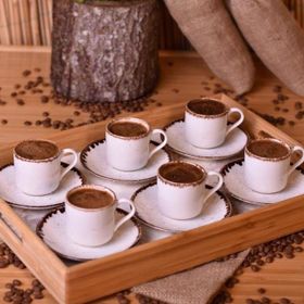 Bambum Granita 6 Kişilik Kahve Fincan Takımı
