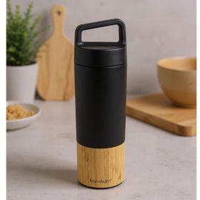 Bambum Janna Bambu Desenli Siyah 600 ml El Termos