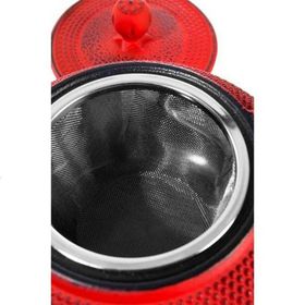 Bambum Linden Sümbül 750 ml Kırmızı Döküm Demlik