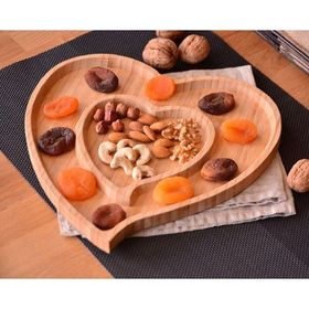 Bambum Miamor İçiçe Kalp Sunum Tabağı