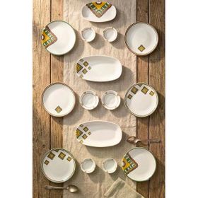 Bambum Moderna 14 Parça Mustard Kahvaltı Takımı